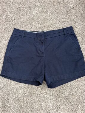 J Crew Navy Chino Shorts, Sz. 10, exc cond.